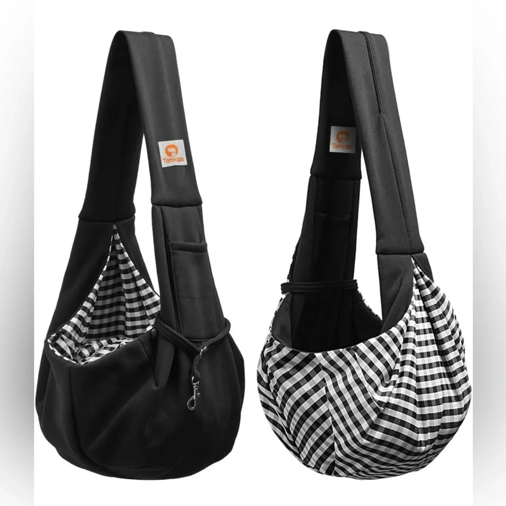 Tomkas Dog Carrier Sling for small cats and dogs.